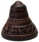 Bell with decor brown G4 - 1