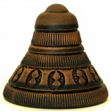 Bell with decor brown G3 - 1